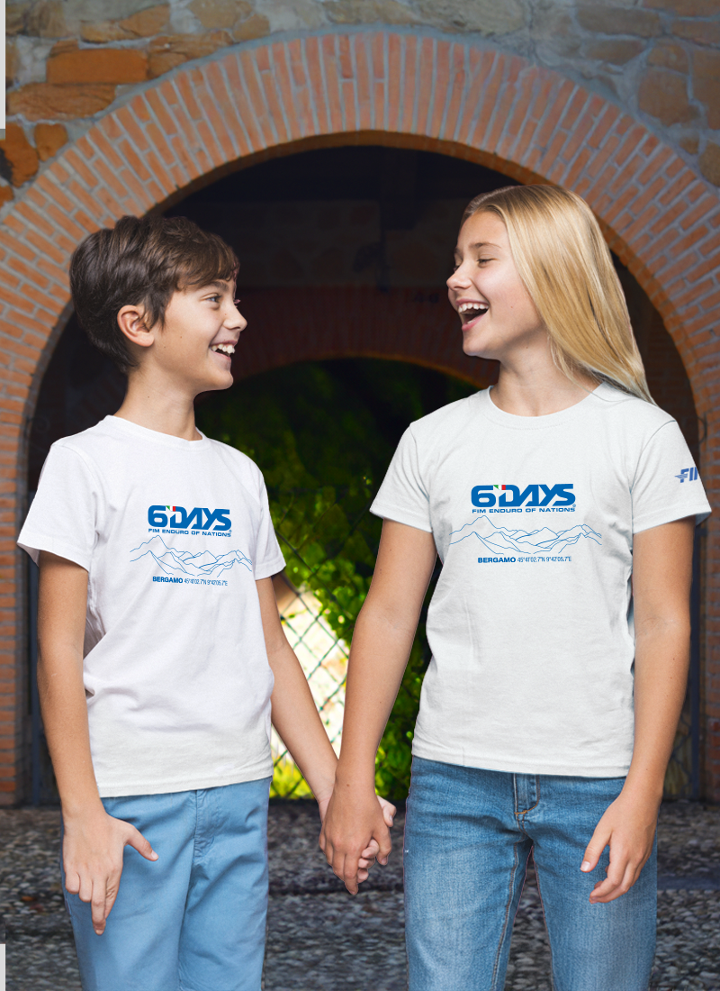 White Kids T-Shirt - Ringspun Cotton 6DAYS®