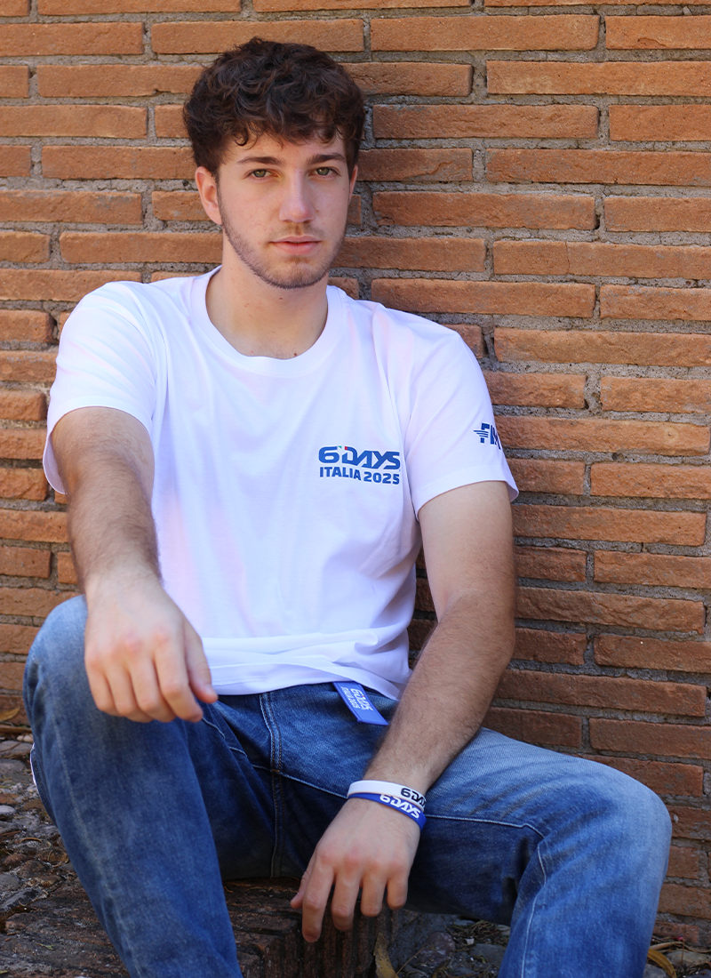T-shirt Bianca Ufficiale 6DAYS®