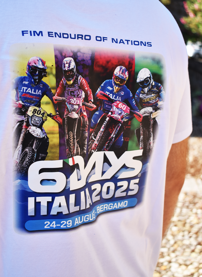 T-shirt Bianca Ufficiale 6DAYS®