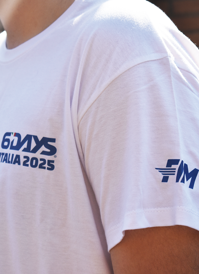 T-shirt Bianca Ufficiale 6DAYS®