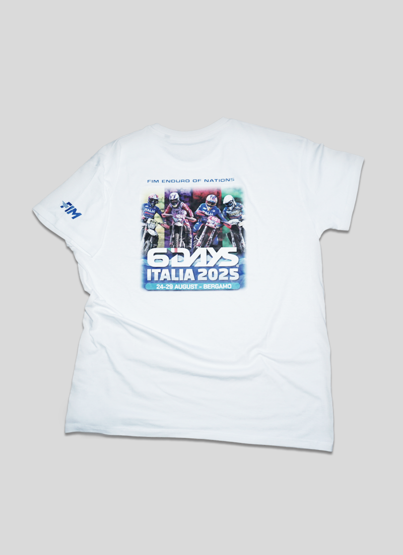T-shirt Bianca Ufficiale 6DAYS®