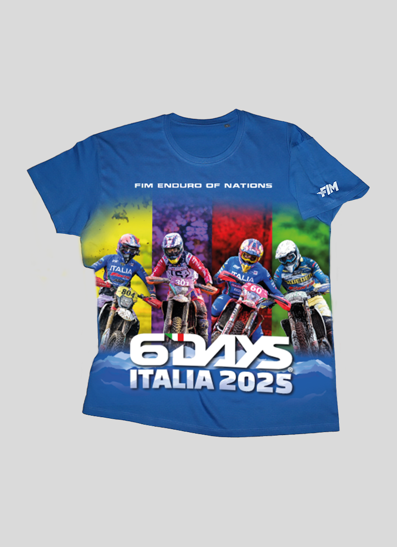 T-shirt Royal Full Print Ufficiale 6DAYS®